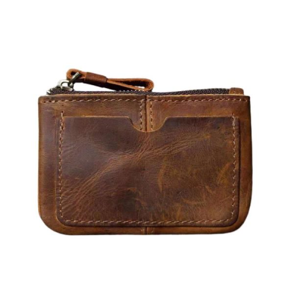 blague à tabac cuir marron