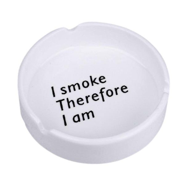 cendrier black and white