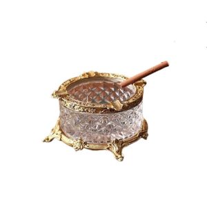 cendrier en cristal ancien