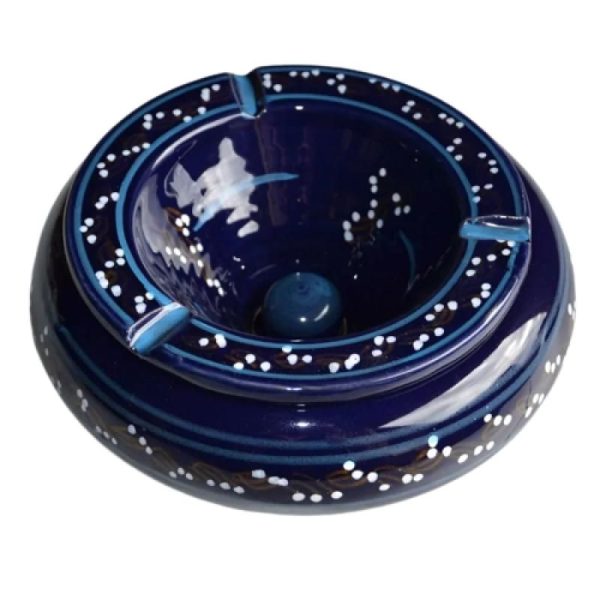 cendrier marocain bleu