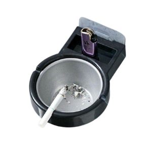 cendrier mural design noir