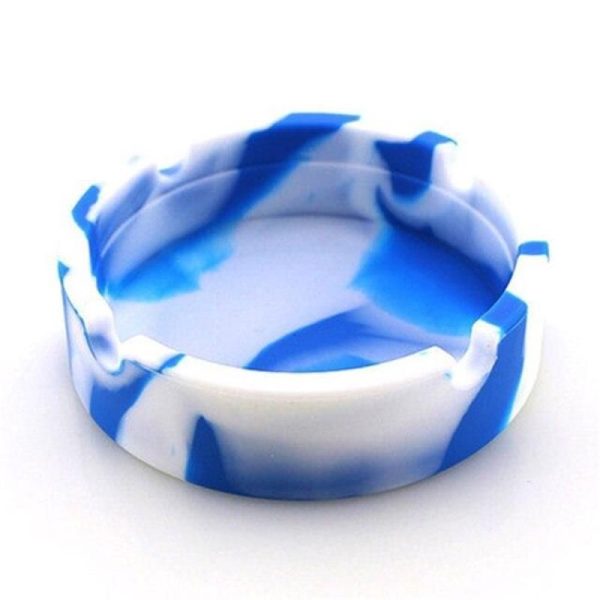 cendrier rond en verre