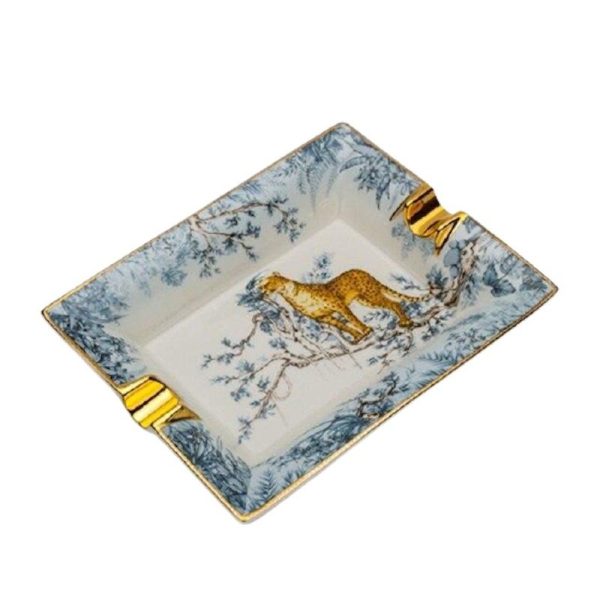 cendrier style hermès félin