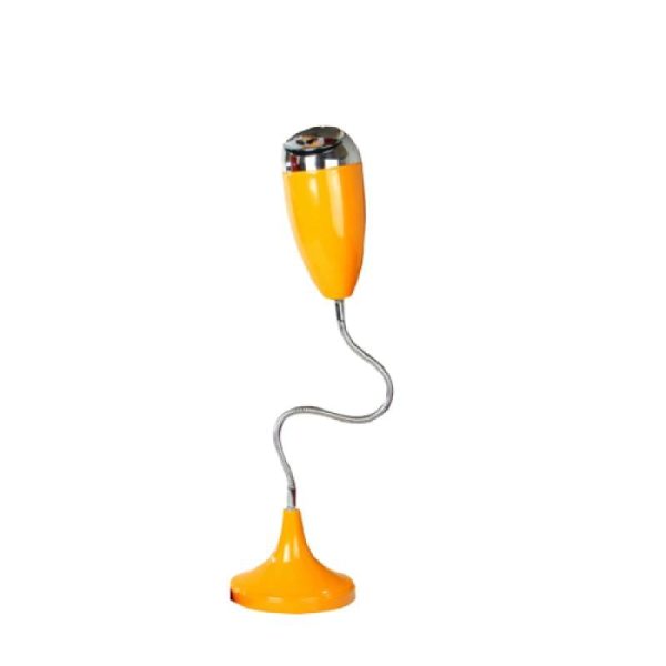 cendrier sur pied orange